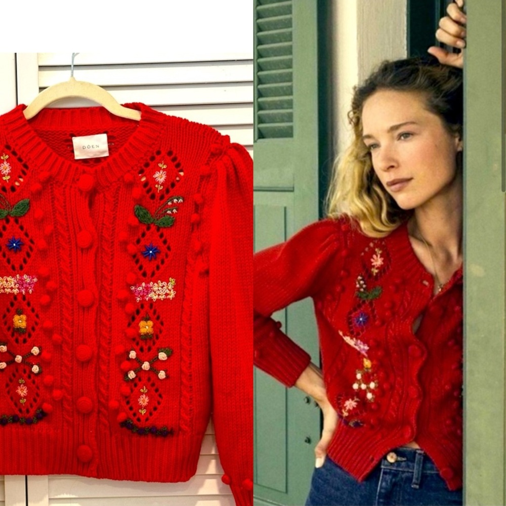 Doen Forget- Me- Not Cardigan size S